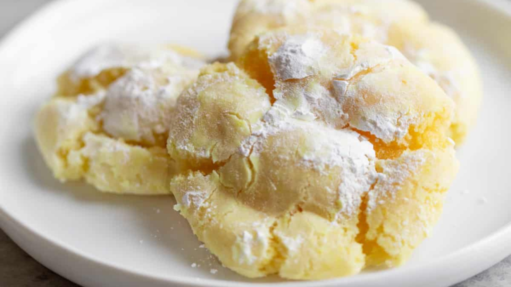 Vegan Lemon Crinkle Cookies | Juice Vibes